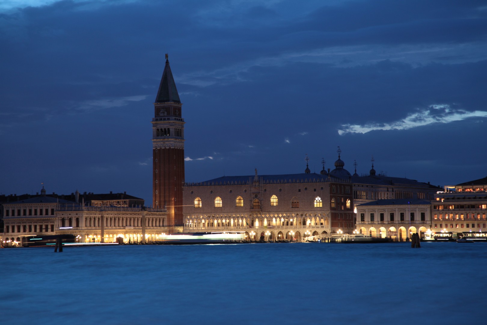 Anchorage in historic Venice